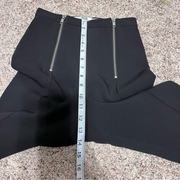 & Other Stories Black Pleated Double Zip Trousers - Picture 13 of 14